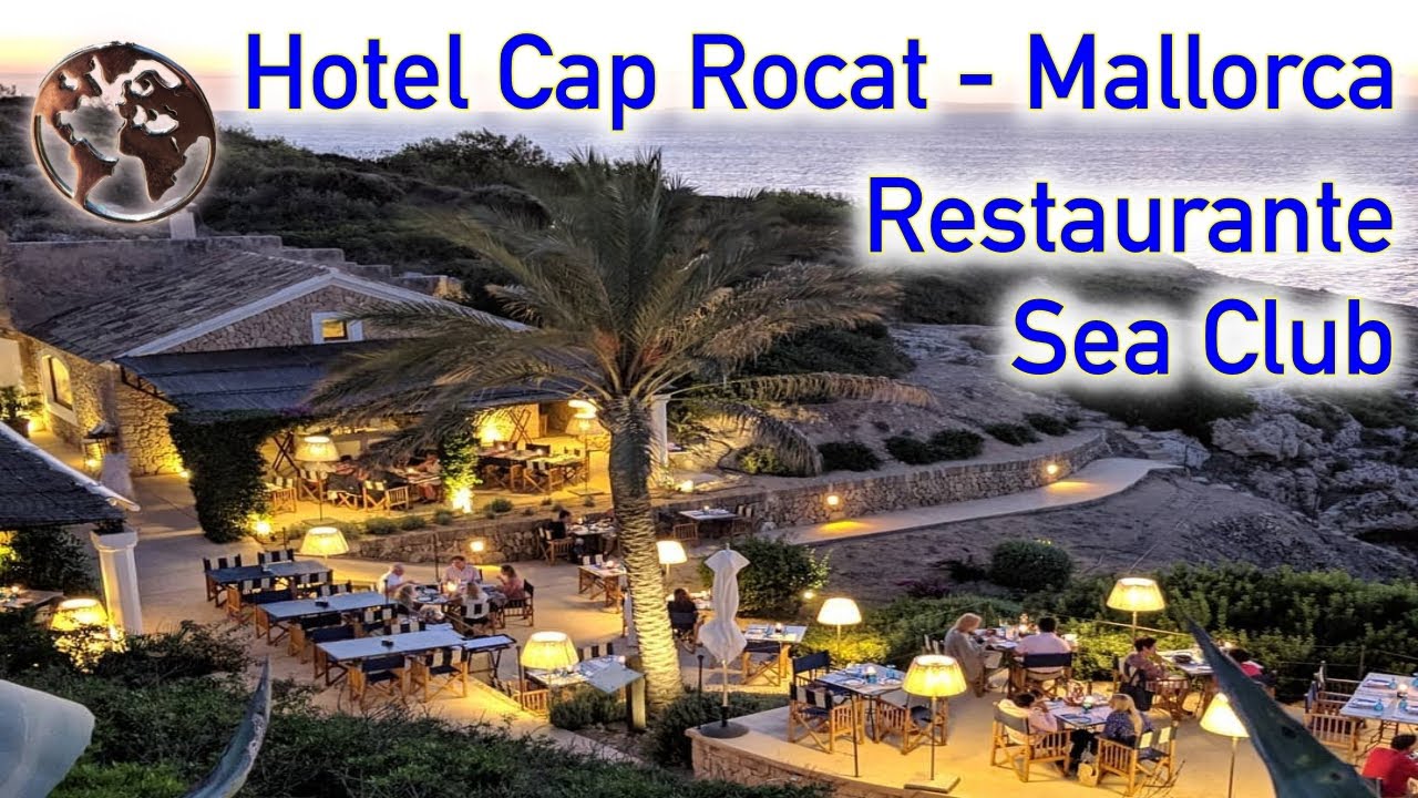 Excelente Restaurante Sea Club en el Hotel Cap Rocat con vistas sobre la Bahía de Palma (Mallorca)