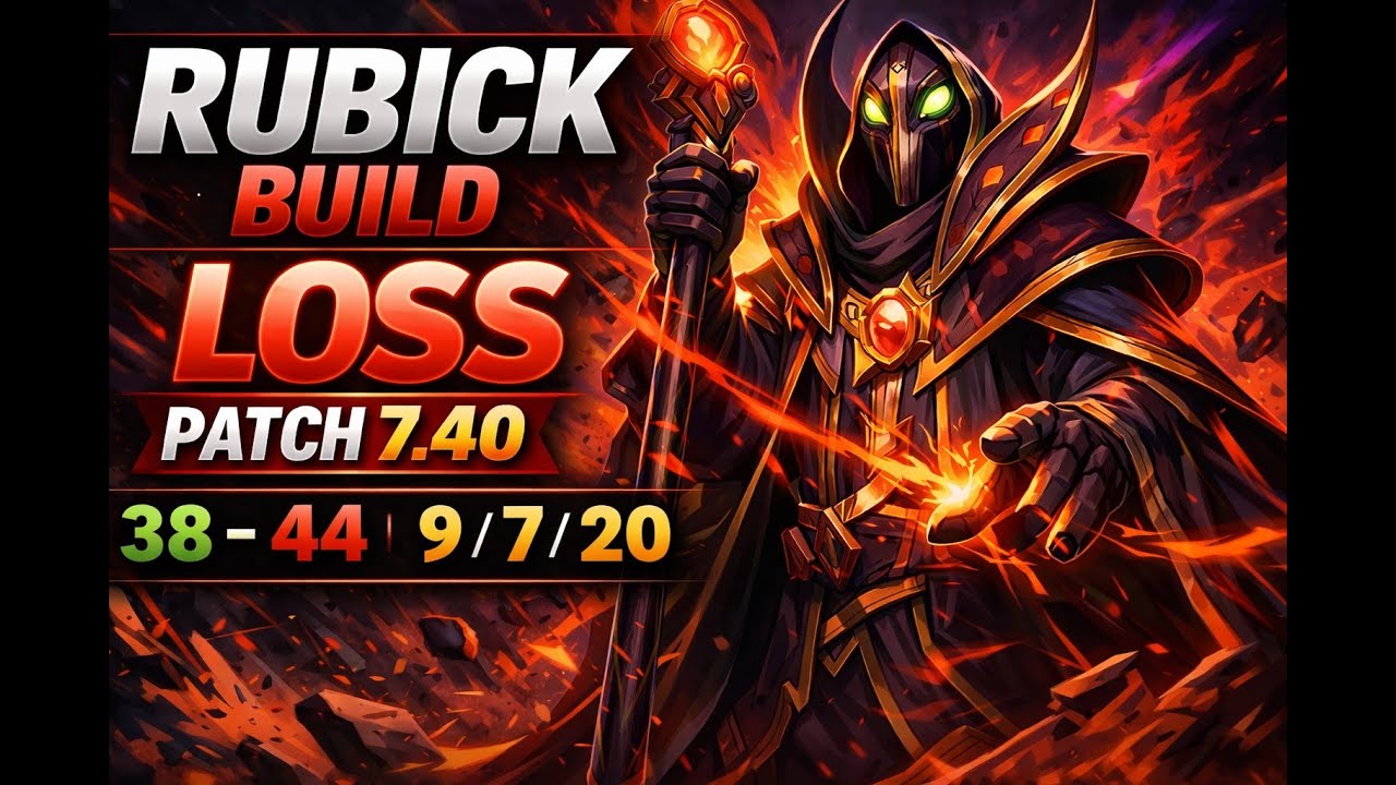 Rubick Gameplay Patch 7.40  Loss 34min Dota 2 #215 🧙‍♂️