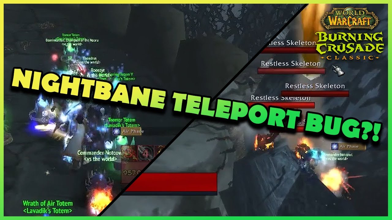 NIGHTBANE TELEPORT BUG?! | Daily Classic WoW Highlights #132 |