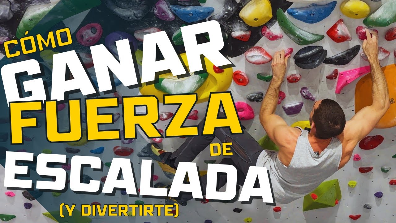 🟡 CÓMO y PORQUÉ DEBES GANAR FUERZA para ESCALAR MÁS y MEJOR 👉🏼 ENTRENA DEDOS con ESTE EJERCICIO TOP