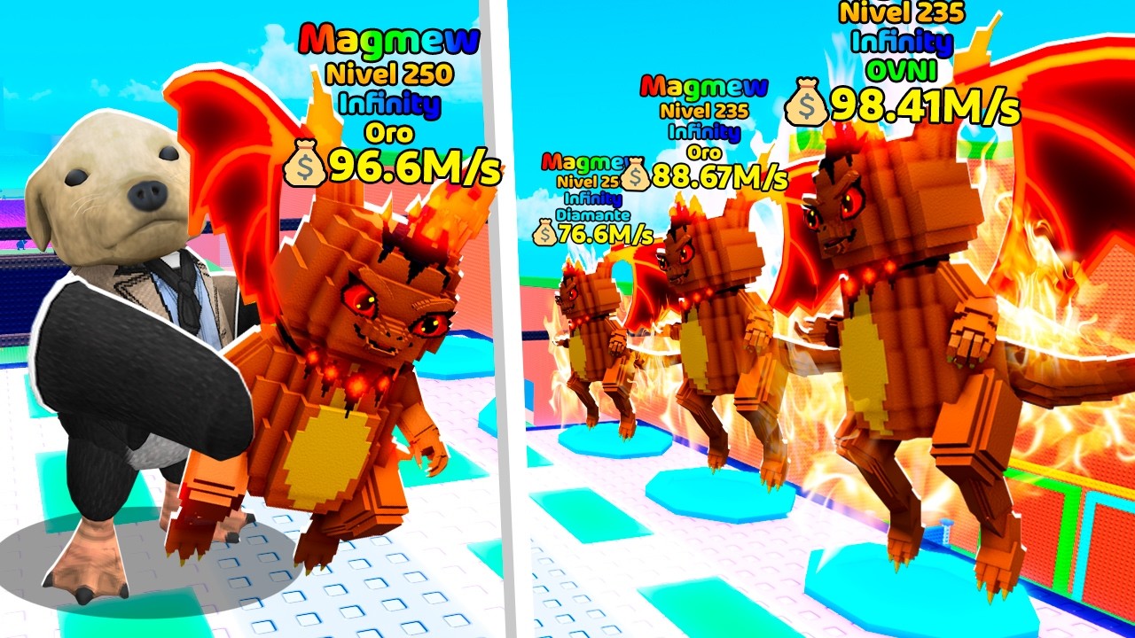 POR FIN CONSEGUI EL NUEVO INFINITY MAGMEW EN Escape Tsunami For Brainrots