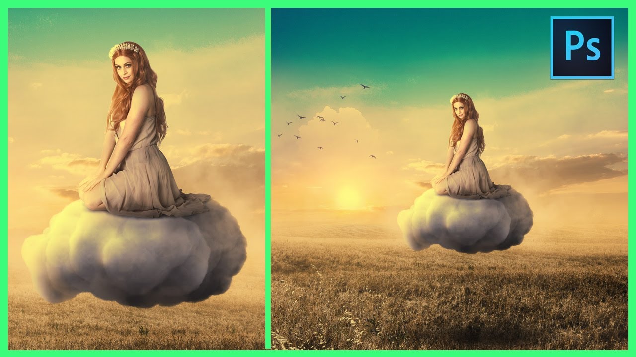 [ Photoshop Manipulation ] FANTASY CLOUD - Photo Editing Tutorial