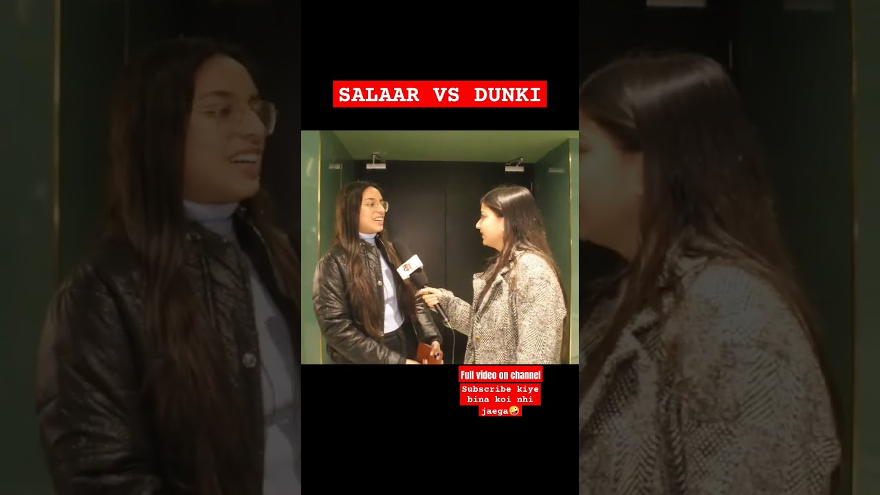 SALAAR VS DUNKI Movie Review By Girls fans of prabhas and sharukh