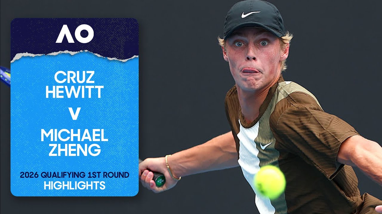 Cruz Hewitt v Michael Zheng Highlights | Australian Open 2026 Qualifying First Round