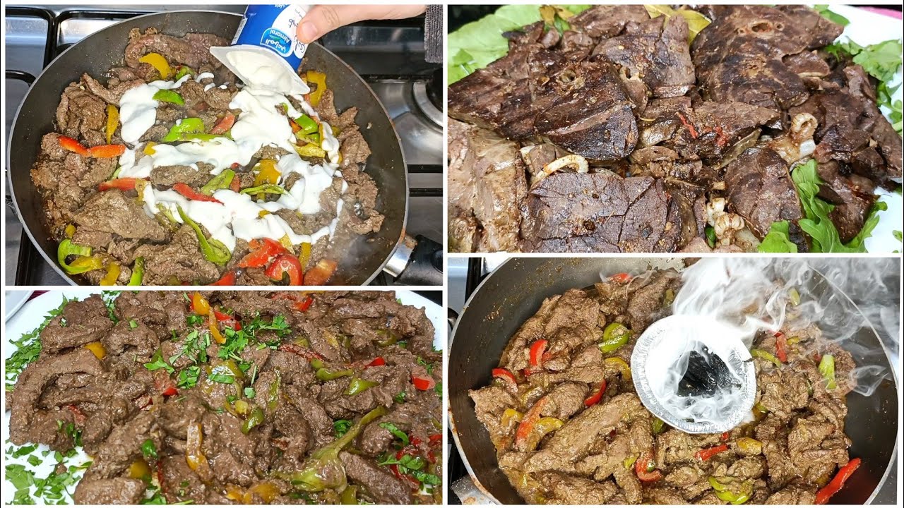 الكبده ولا تشويها ولا بالردة تقليها⁉️ اعمليها( بالزبادى)الفشه اشويها و اعمليها آسيويه ميتشبعش منها 👌