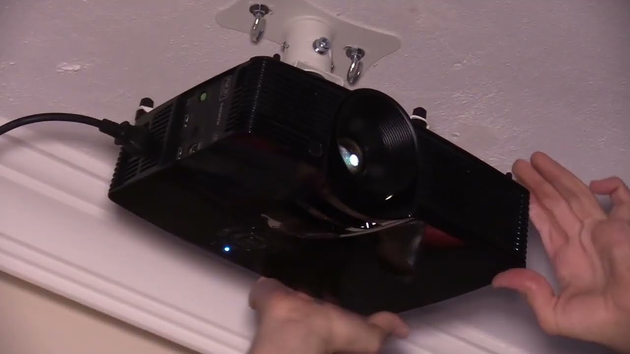 Optoma OCM818W-RU Low Profile Ceiling Mount Projector install video