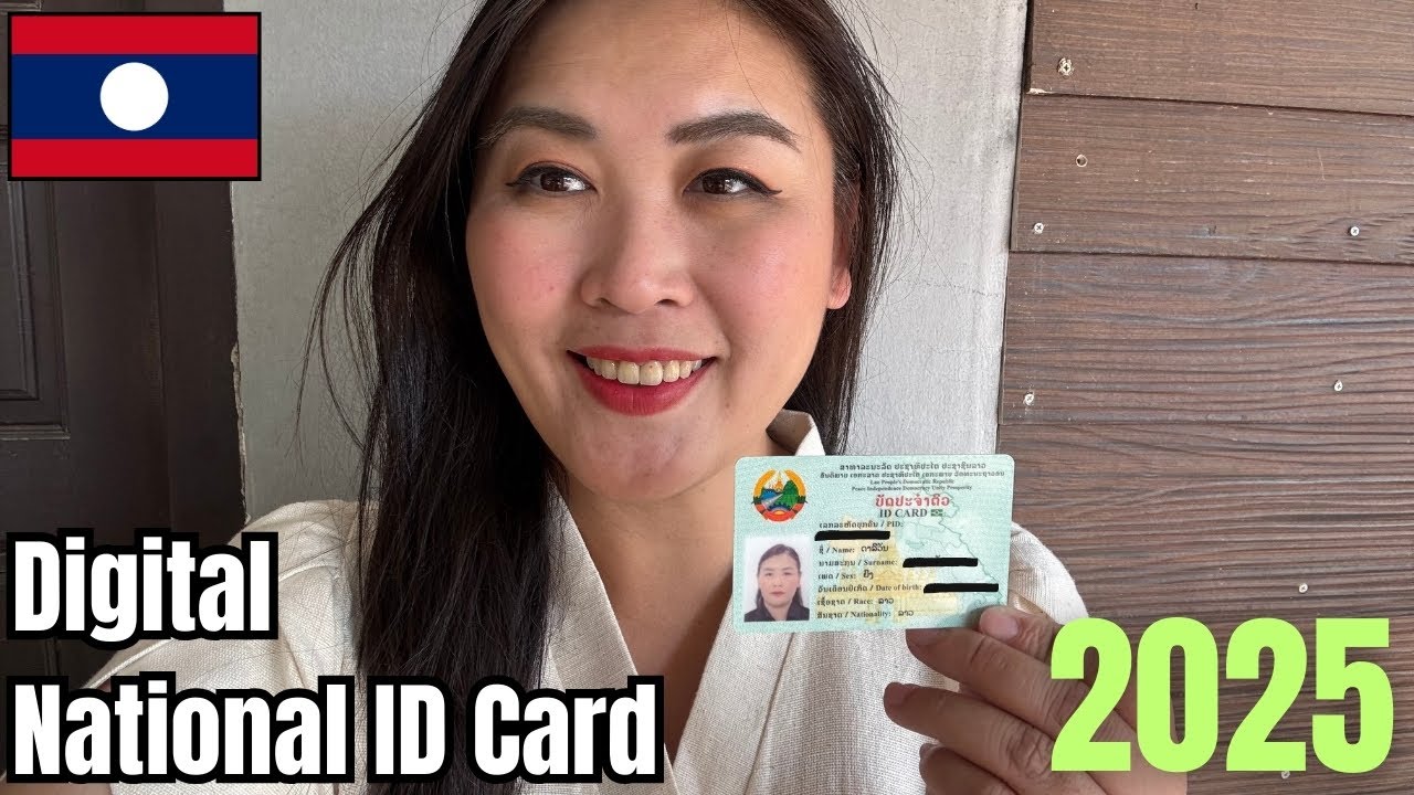 Making a Digital National ID Card in Laos (2025) 🇱🇦 | Full Process & Real Experience