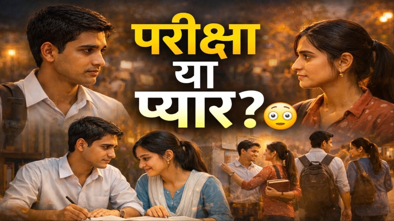 परीक्षा और प्यार में से लड़के ने क्या चुना? 😢 । school love story hindi । real life lesson story