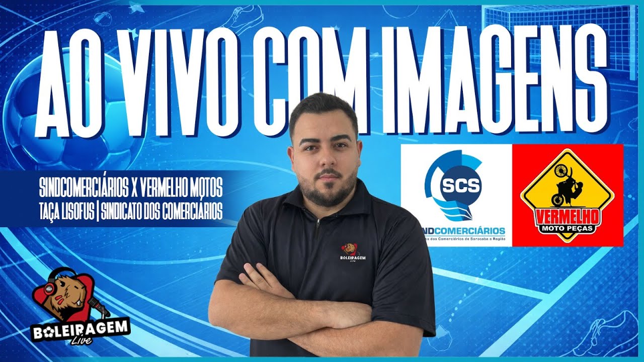 SINDCOMERCIÁRIOS  X VERMELHO MOTOS | TAÇA LISOFUS | AO VIVO NO BOLEIRAGEM LIVE