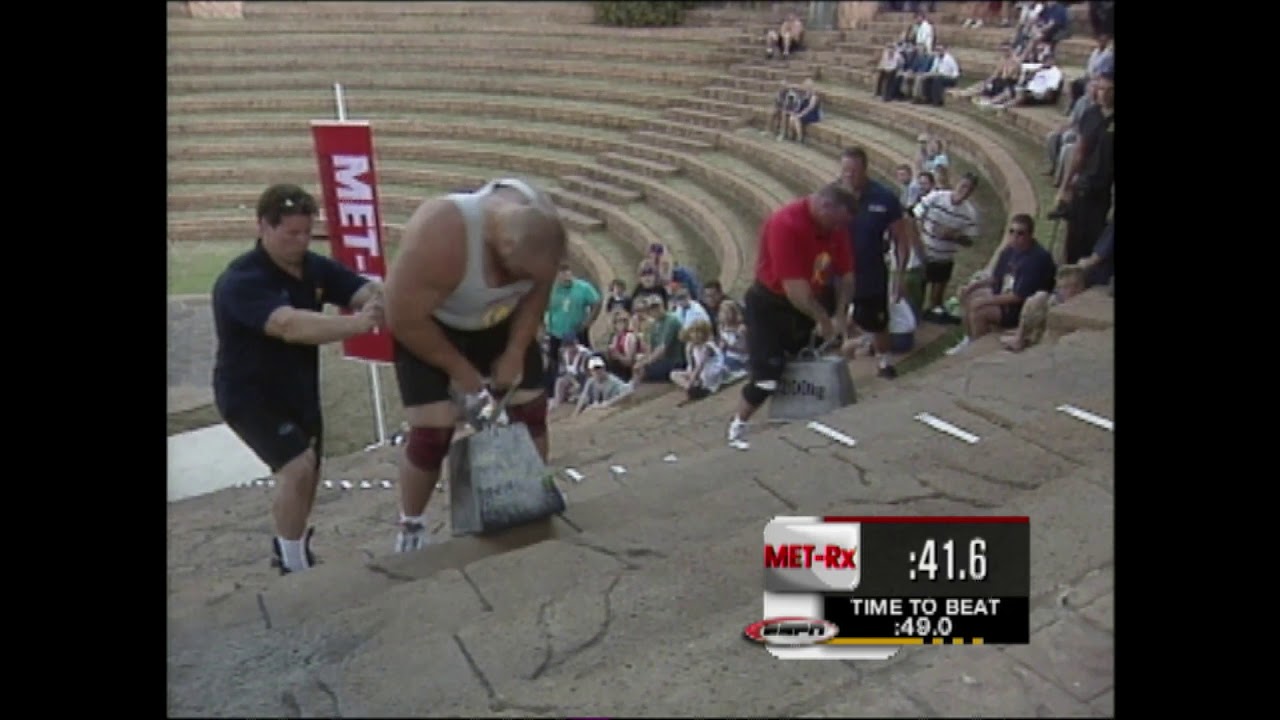 Pushing Up the Power Stairs | 2000 World's Strongest Man