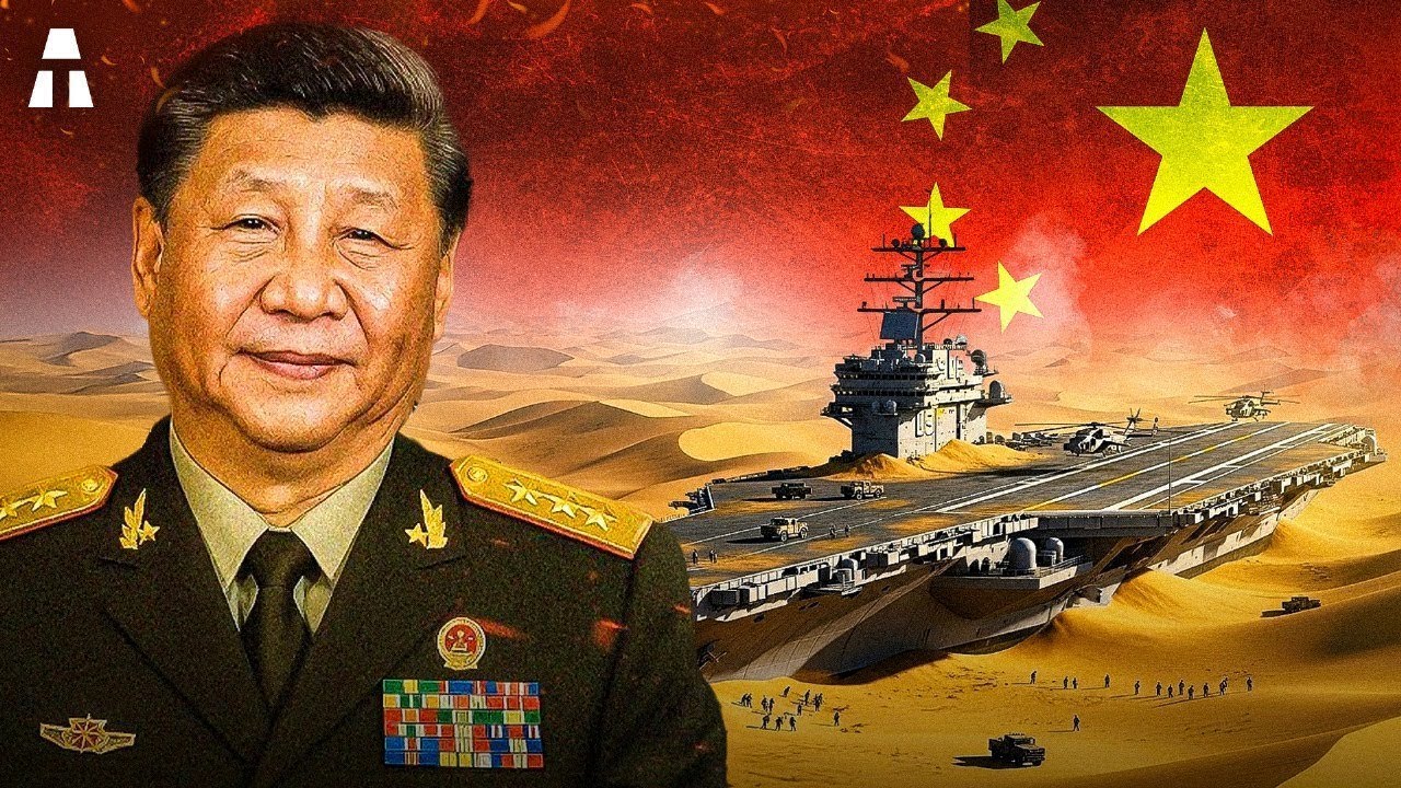 Dlaczego Chiny budują lotniskowce na środku pustyni?