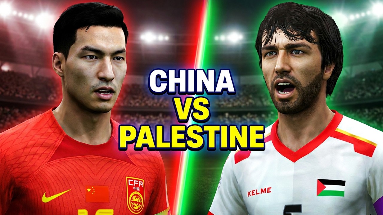 PES 6 AFC ASIAN CUP - (gameplay China vs Palestine) - PC RTX 3080TI