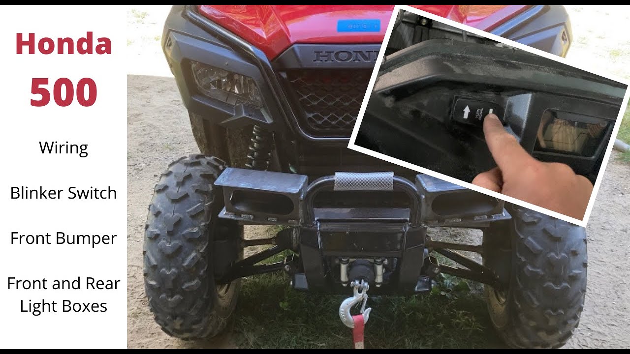 Honda 500 Installing Blinker Switch, Bumper and Light Boxes