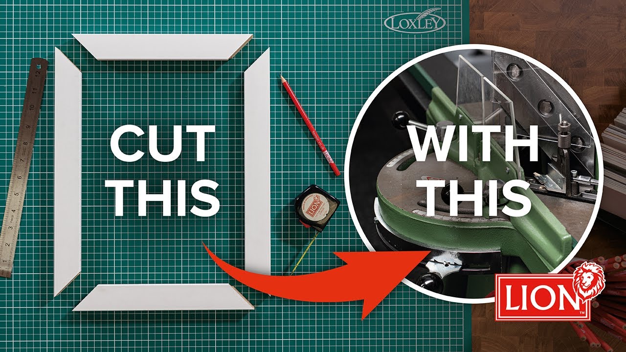 How to Mitre Cut Picture Frame Mouldings