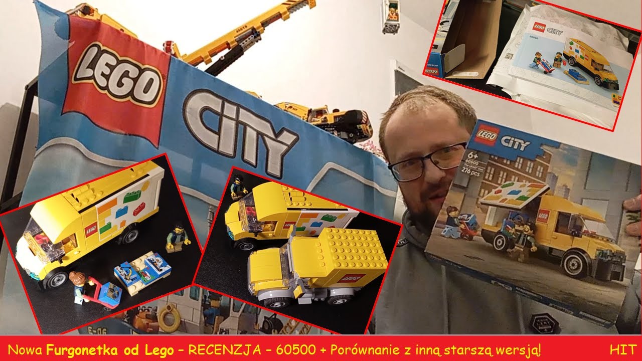 Nowa Furgonetka od Lego – RECENZJA – 60500 + Porównanie z inną starszą wersją!