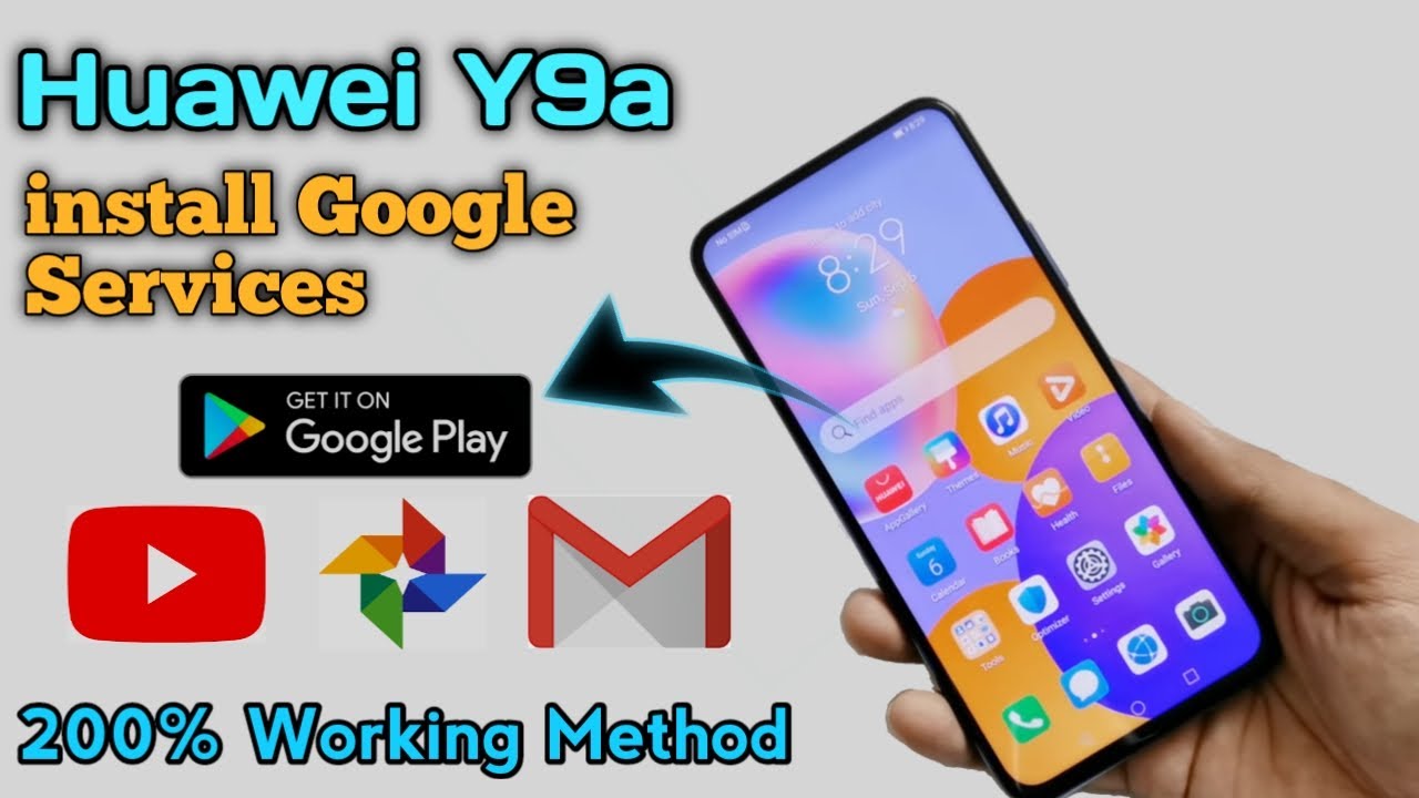 How to Install Play Store All Services Huawei Y9a
