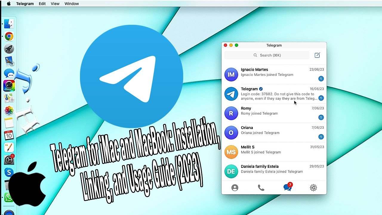 Telegram для iMac и MacBook: руководство по установке, подключению и использованию (2023)