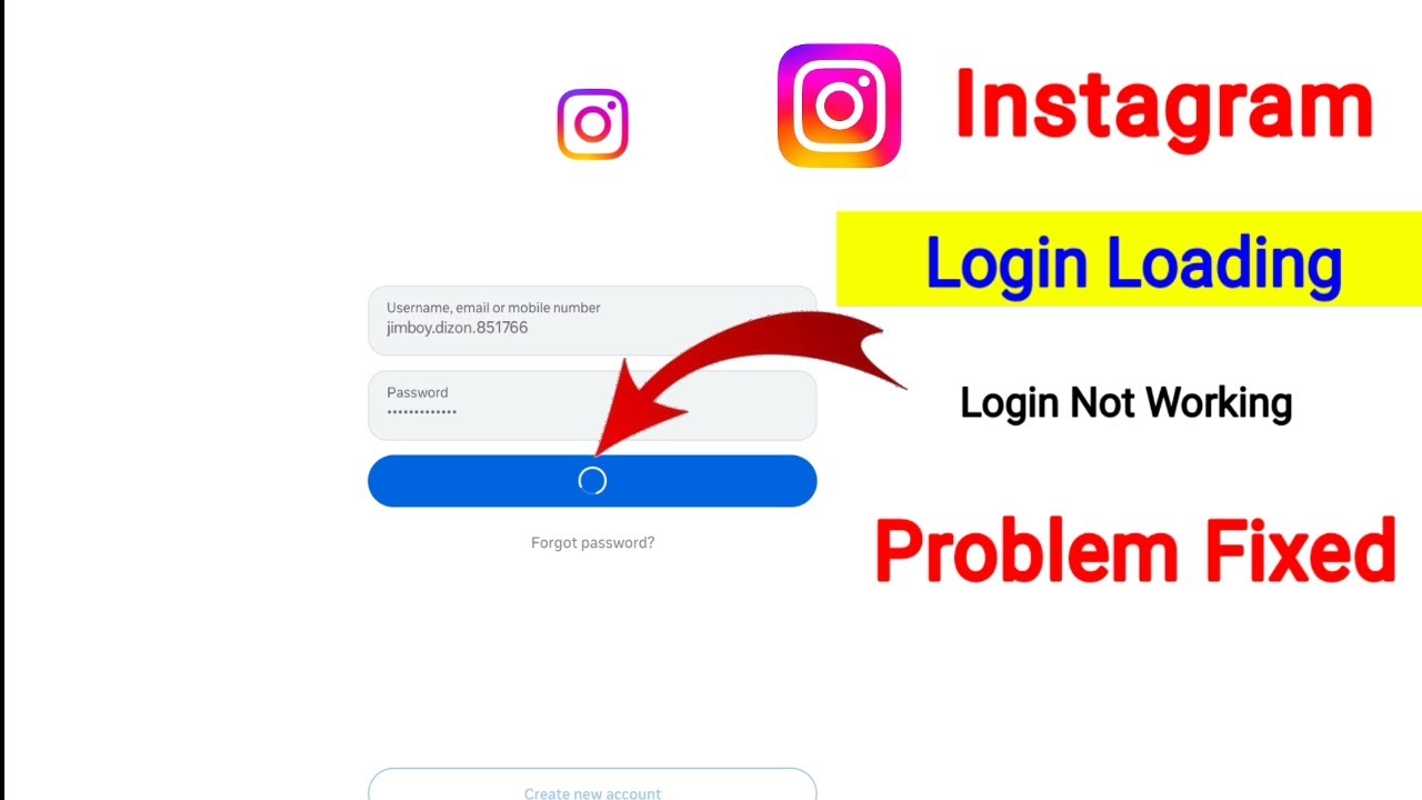 Instagram Login Loading Problem | Fix Instagram Login Not Working | Instagram Login Stuck On Loading
