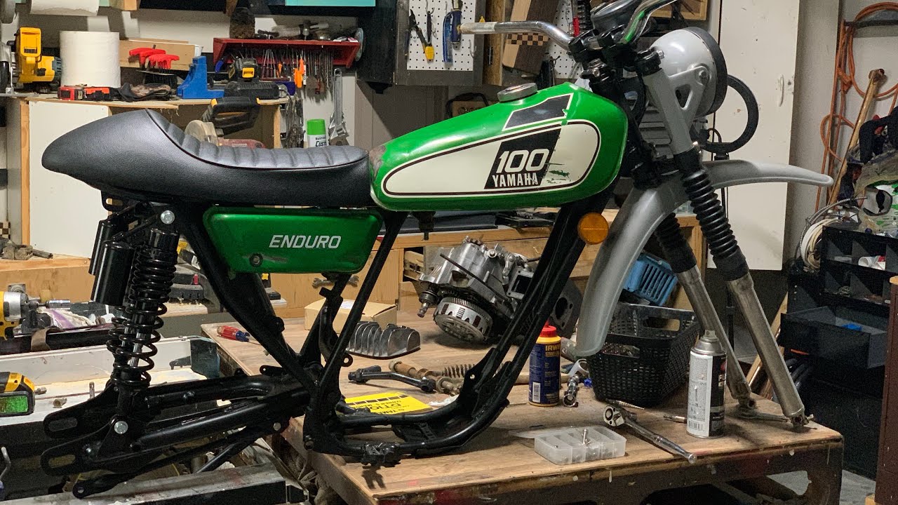 Реставрация Yamaha DT100, часть 1