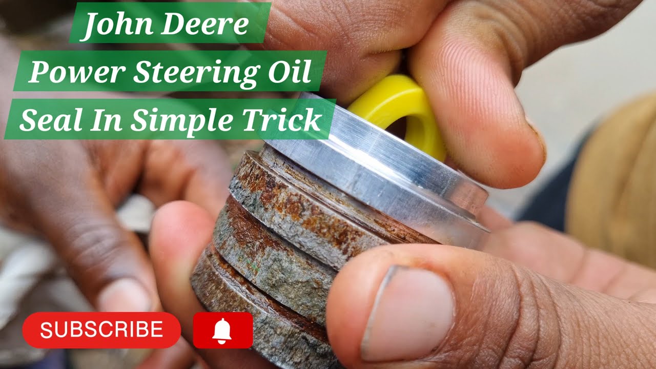 John Deere Power Steering Oil Seal Replacement: Don't Miss Out || KMK WORK SHOP || # John Deere