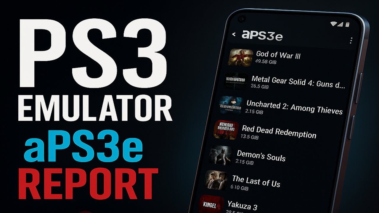 تشغيل PS3 على الأندرويد APS3E - تقرير