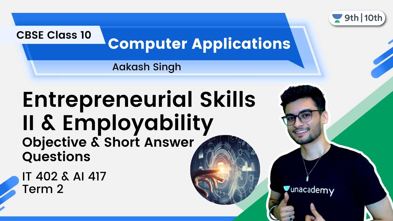 Class 10: Entrepreneurial Skills II & Employability | Objective & Short Answer Questions