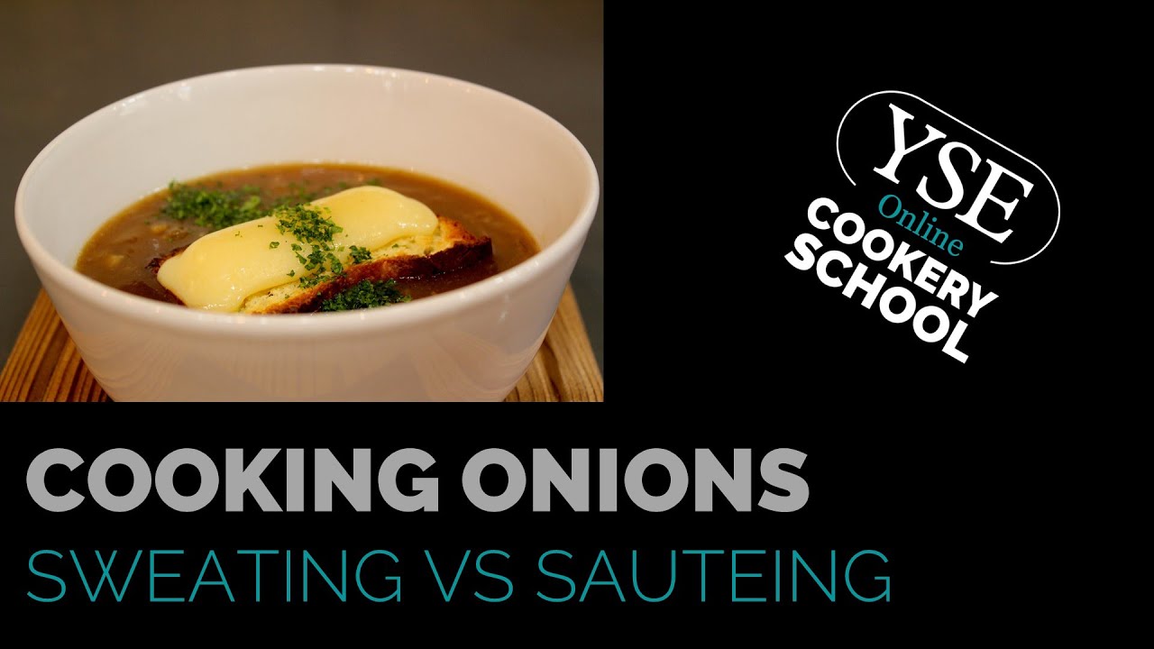 Cooking onions: the difference between sweating and sautéing | how to sweat onions and garlic