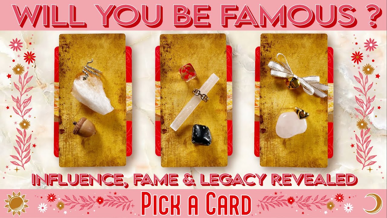 PICK A CARD ⭐️ WILL YOU BE FAMOUS? ⭐️ YOUR FUTURE FAME, INFLUENCE & LEGACY REVEALED ⭐️ #pickacard