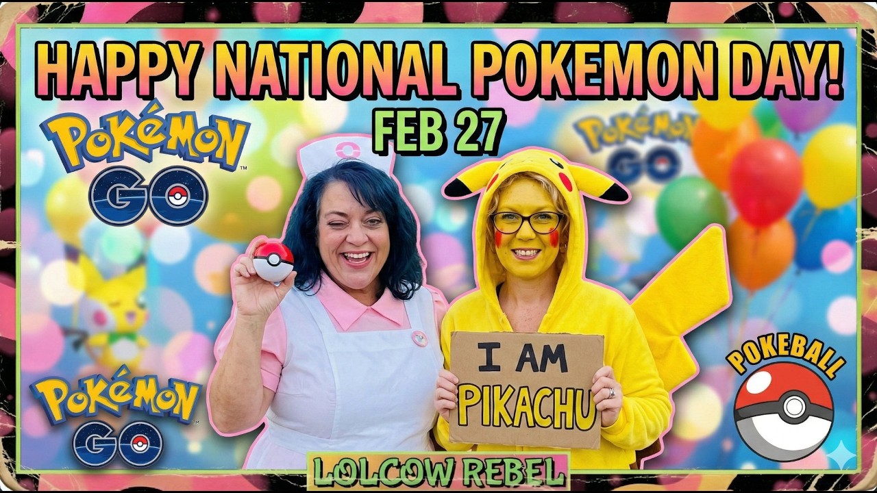 NATIONAL POKÉMON DAY TAKEOVER ⚡🎈