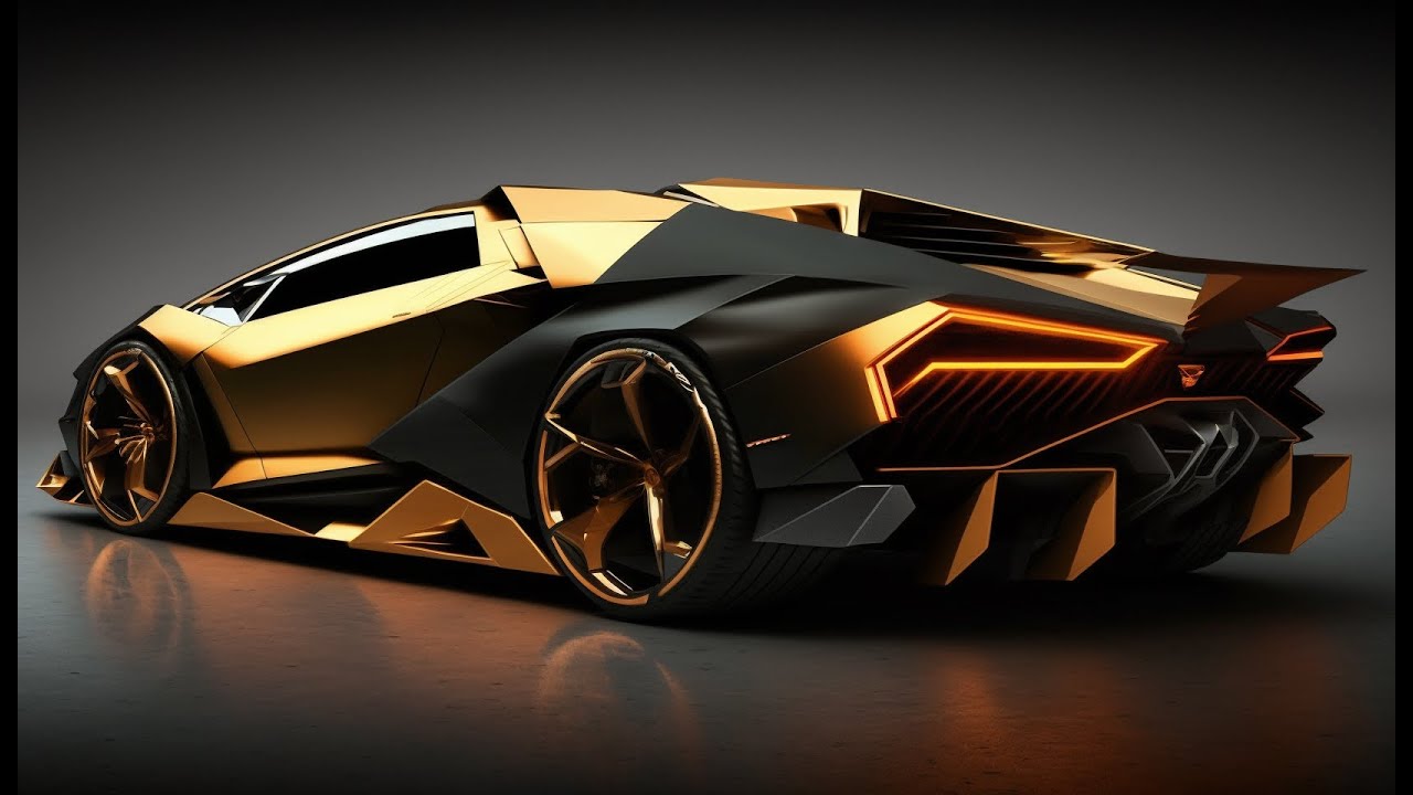 Lamborghini Concept Car. AI Created