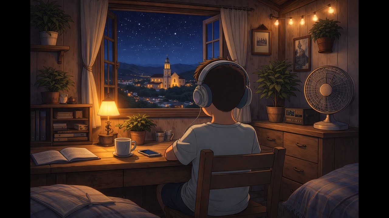 LOFI Brasileiro para Estudar à Noite (10 Min)