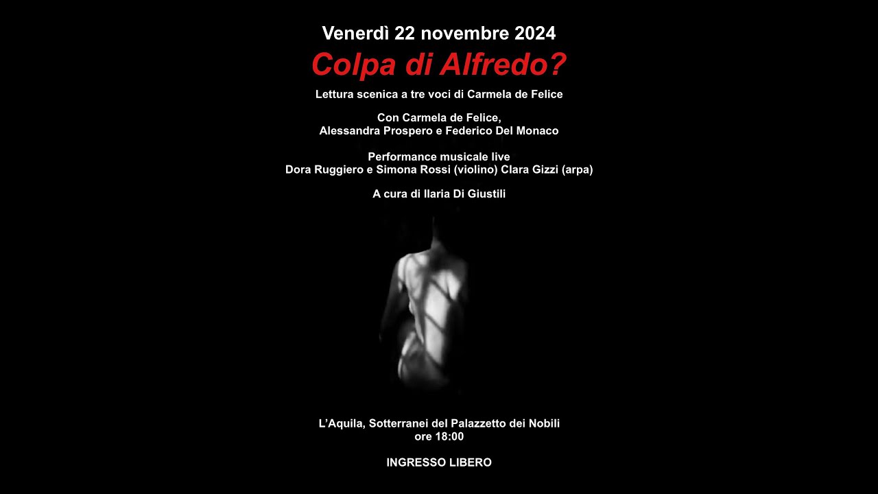 Colpa di Alfredo 2024 _presentazione