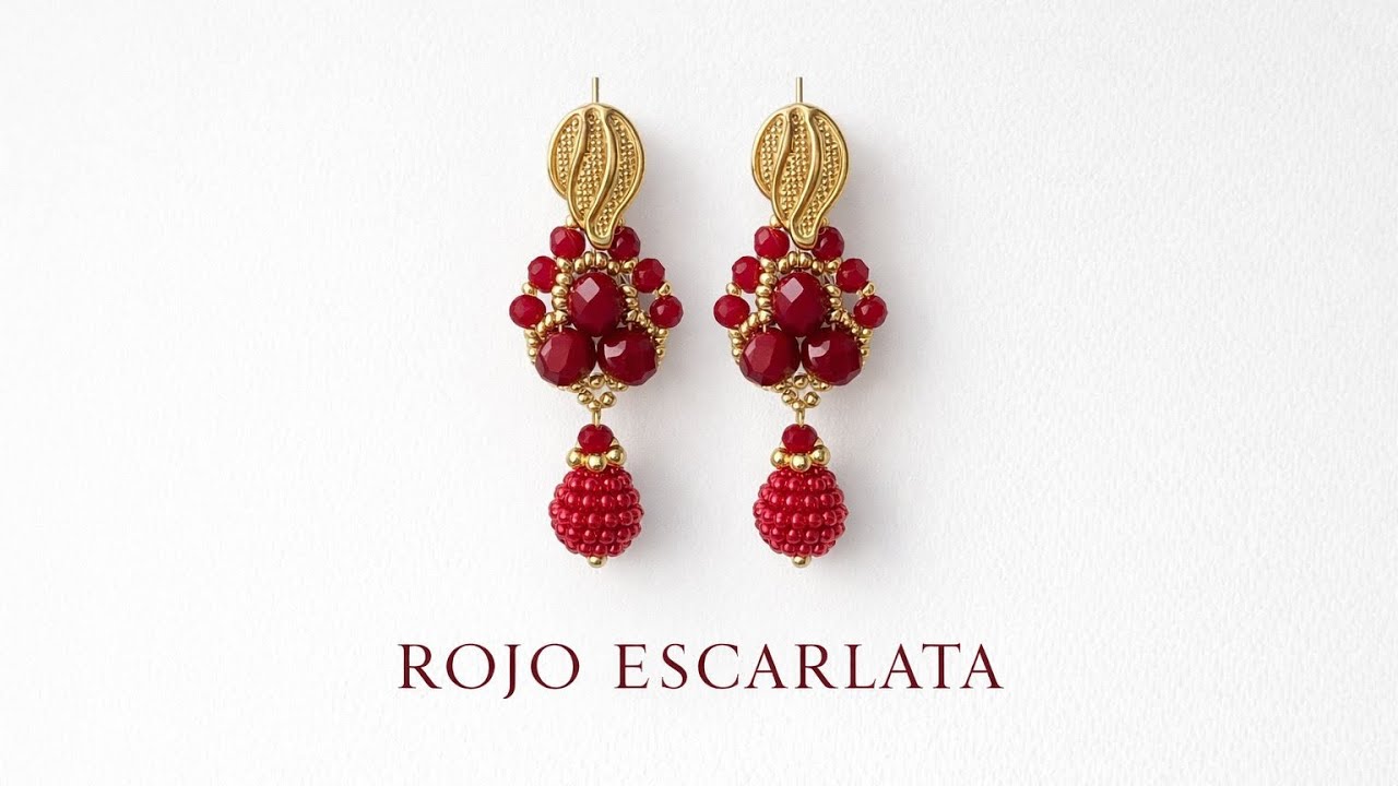 Aretes Escarlata
