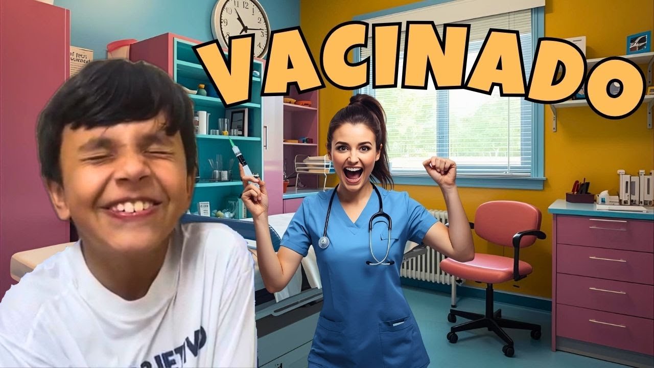 CAIO FOI TOMAR VACINA!