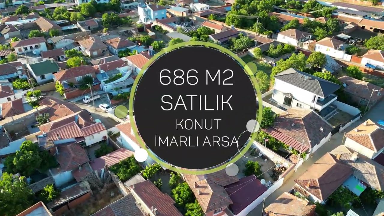 Balıkesir Burhaniye Kızıklı Köyü'nde 686 m2 Satılık İmarlı Arsa