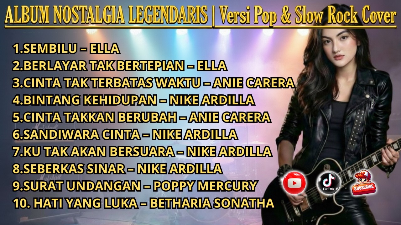 ALBUM NOSTALGIA LEGENDARIS | Versi Pop & Slow Rock Cover