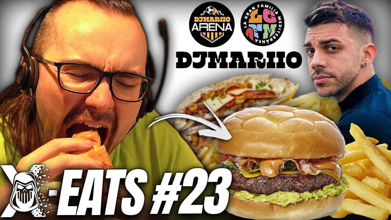 HAMBURGUESA Y BOCATA DJMARIIO ⚽ ¡NUEVOS SABORES! 🍔 XOKAS EATS #23