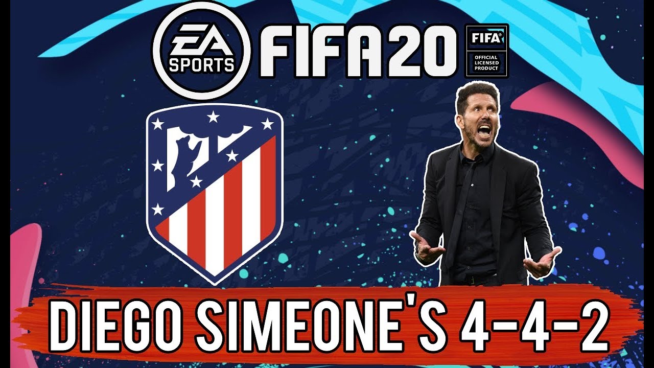 Recreate Diego Simeone's 4-4-2 in FIFA 20 | FIFA 20 Custom Tactics - Replicate Real Systems