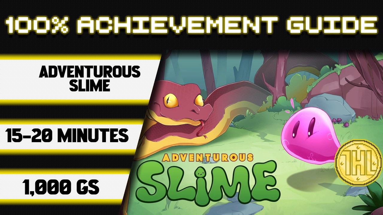 Adventurous Slime 100% Achievement Walkthrough * 1000GS in 15-20 Minutes *
