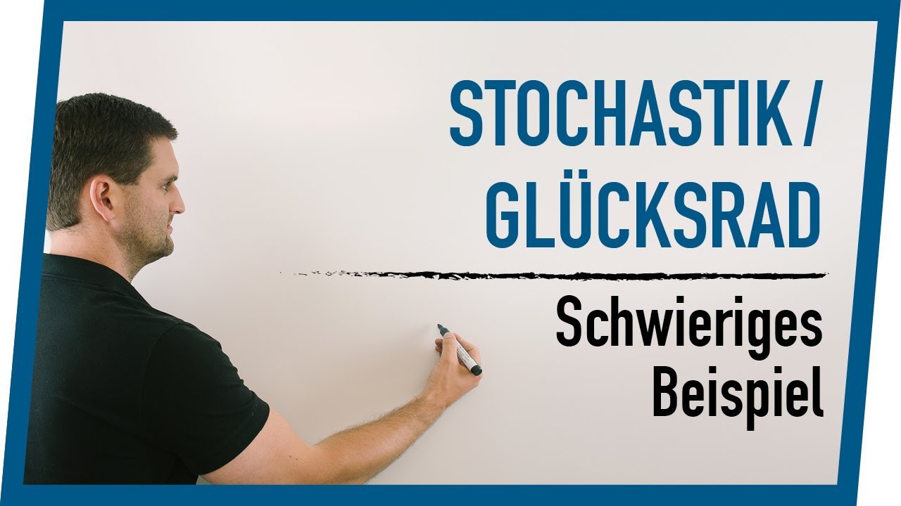Glücksrad Beispiel mit Binomialverteilung & Kombinatorik | Mathe by Daniel Jung