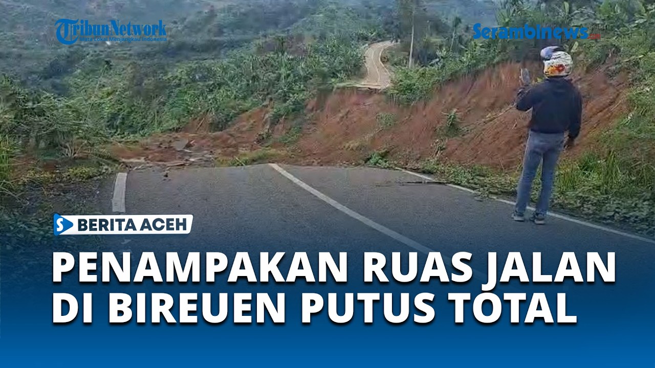 Jalan Krueng Simpo – Blang Mane Peusangan Selatan Putus Total