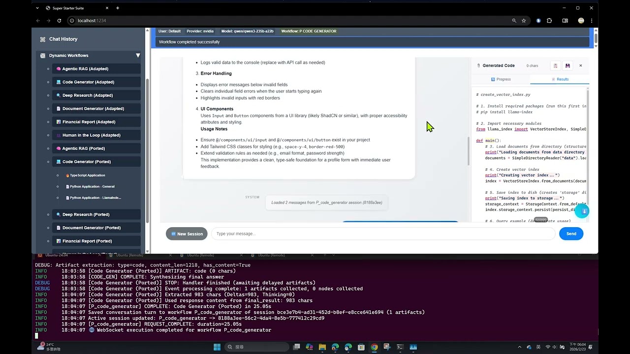 Mastering AI:  LIVE-DEMO of super_starter_suite (Multi-User FastAPI & LlamaIndex RAG Platform)