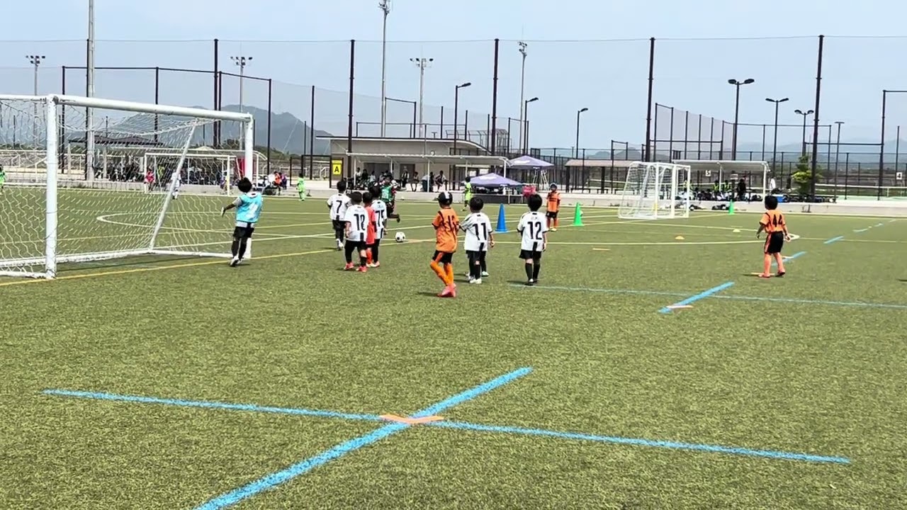 U-9 Your F.C サッカー大会⚽️🆚レノファウエストU-8前半3-1(るき、そうた2)