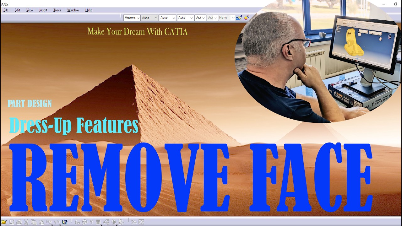 CATIA V5 Remove Face Tool Explained | Edit Imported Models Without History