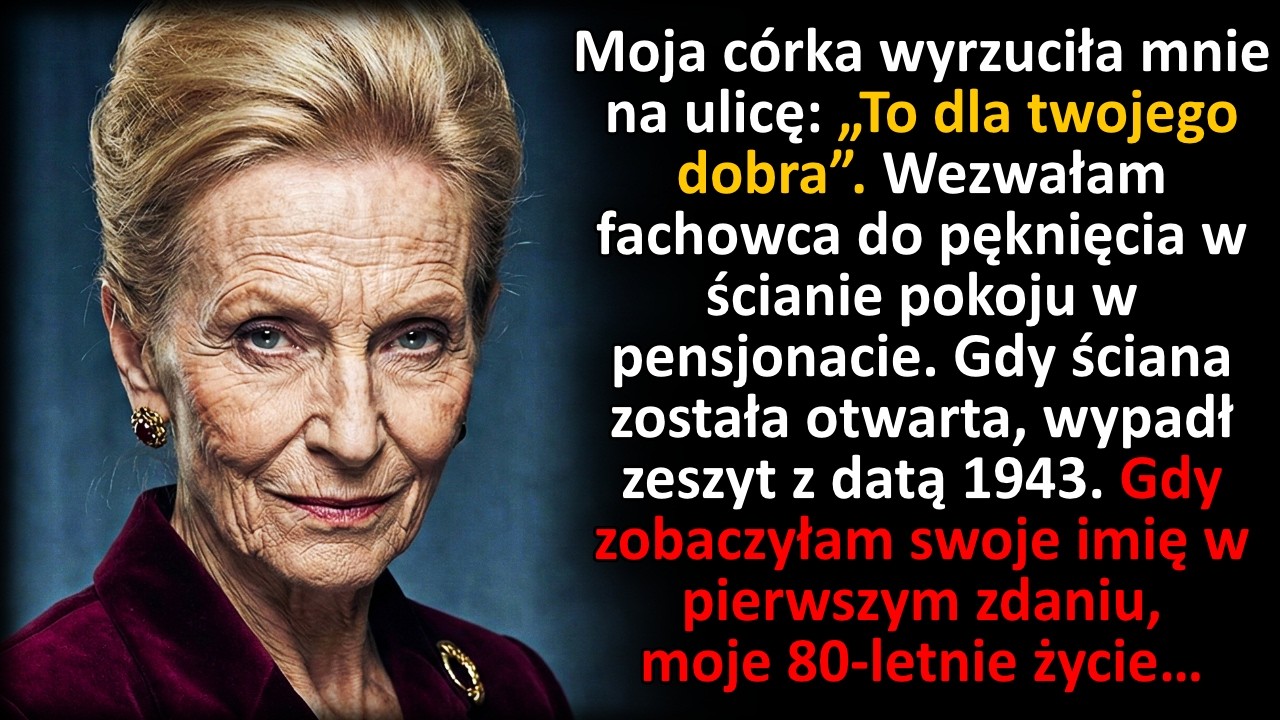 Córka zamknęła mnie w małym mieszkaniu — sekret sprzed 80 lat wyszedł ze szczeliny w ścianie…