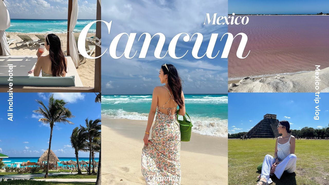 Cancun Vlog🇲🇽 | カンクン オールインクルーシブ3泊4日 | ホテル セノーテ 世界遺産 ピンクレイク | メキシコ | Iberostar Mexico Cenote