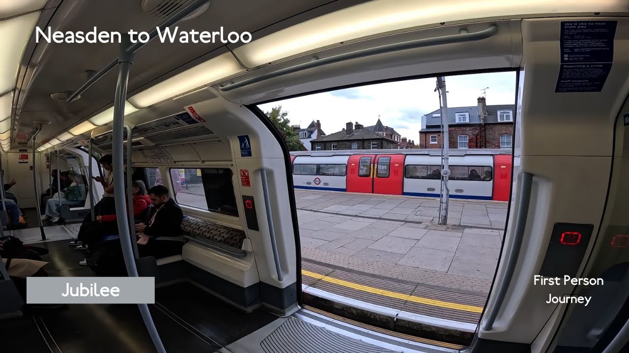 London Underground First Person Journey: Neasden to Waterloo