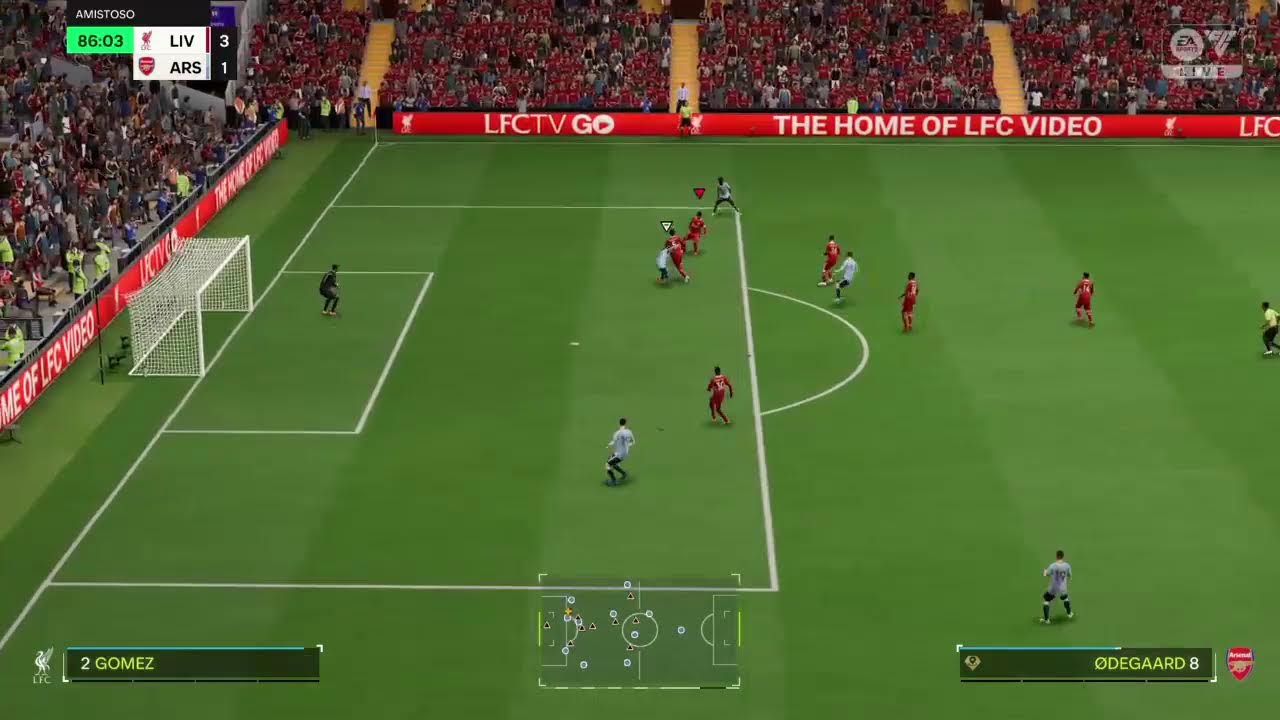 LIVERPOOL x ARSENAL - LIGA FUTGAME - RODADA 11 - 27/02/2026