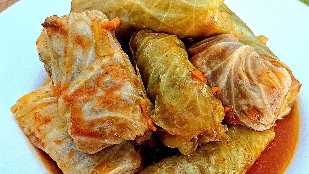 ГОЛУБЦЫ С ГОВЯЖЬИМ ФАРШЕМ😋