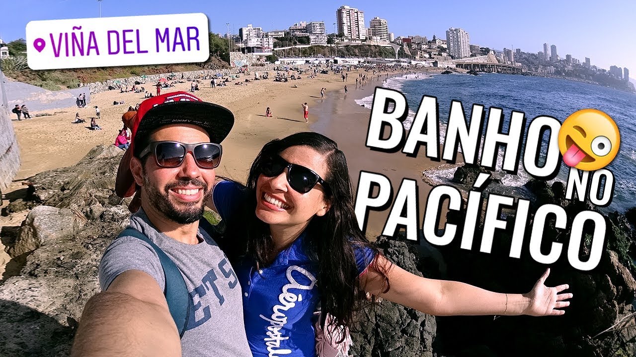Vlog de Viagem Chile | O que fazer em Viña del Mar | Praia chilena